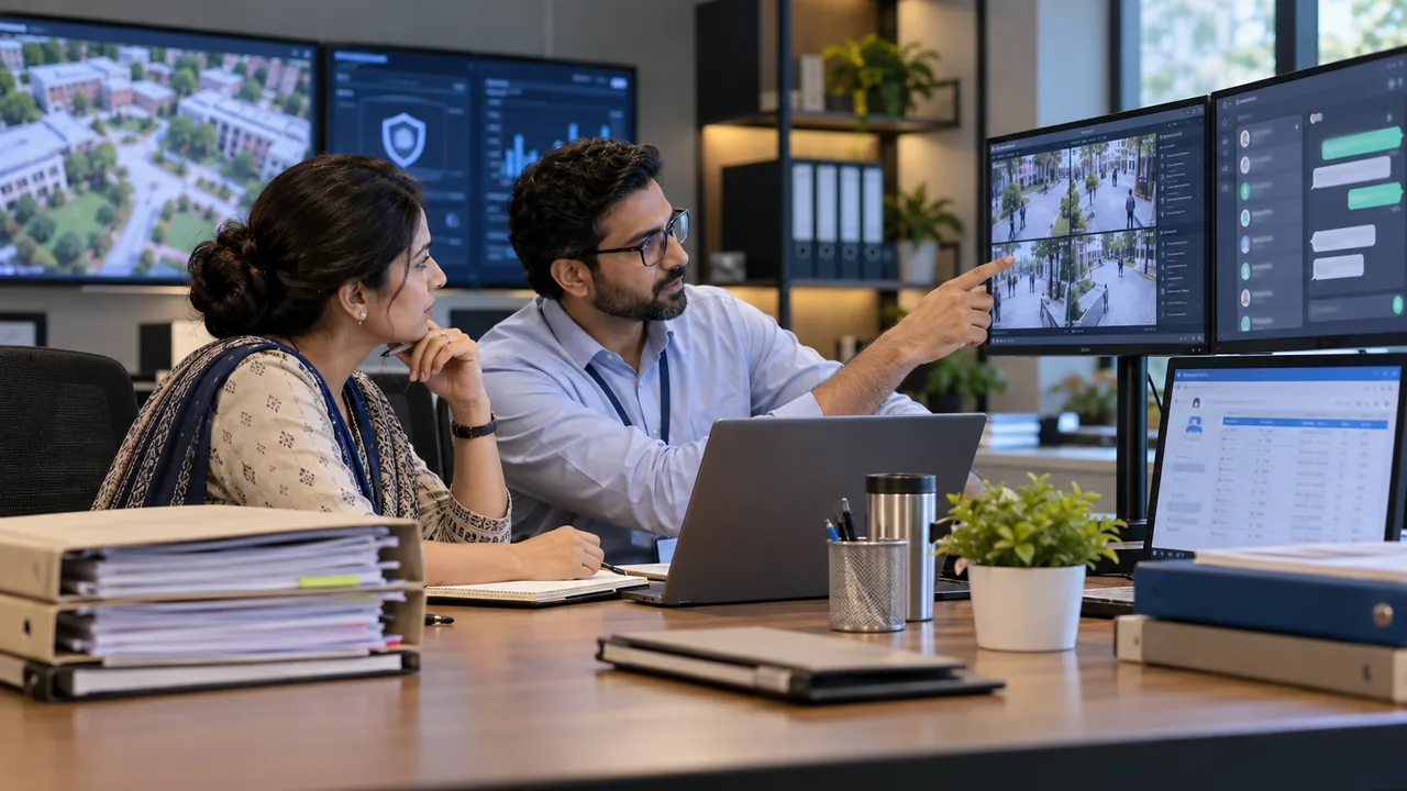 A campus privacy owner reviewing CCTV, messaging and student-record access controls.